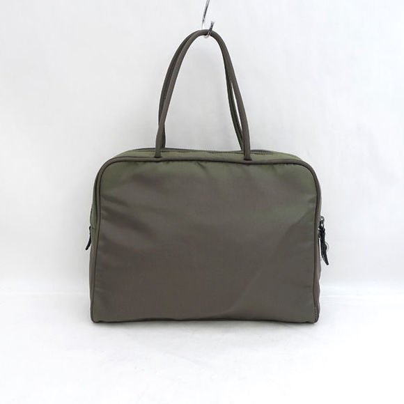 Prada Handbag Khaki Nylon Small - Picture 1 of 10